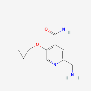 2-(Aminomethyl)-5-cyclopropoxy-N-methylisonicotinamide