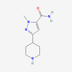 1-methyl-3-(piperidin-4-yl)-1H-pyrazole-5-carboxamide
