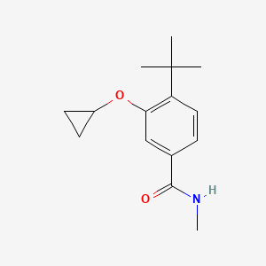 4-Tert-butyl-3-cyclopropoxy-N-methylbenzamide