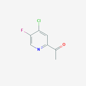 1-(4-Chloro-5-fluoropyridin-2-YL)ethanone