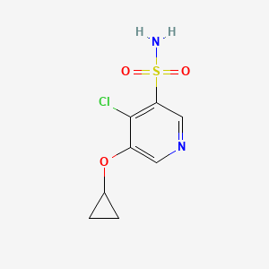 4-Chloro-5-cyclopropoxypyridine-3-sulfonamide