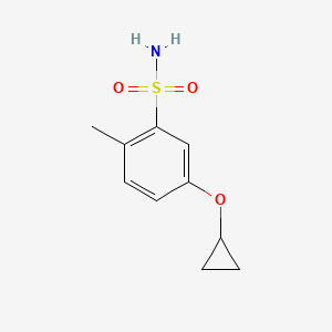 5-Cyclopropoxy-2-methylbenzenesulfonamide