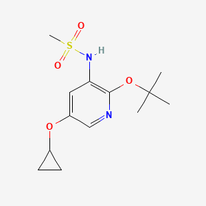 N-(2-Tert-butoxy-5-cyclopropoxypyridin-3-YL)methanesulfonamide