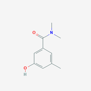 molecular formula C10H13NO2 B14834687 3-Hydroxy-N,N,5-trimethylbenzamide 