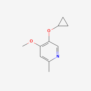 5-Cyclopropoxy-4-methoxy-2-methylpyridine