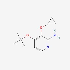 4-Tert-butoxy-3-cyclopropoxypyridin-2-amine