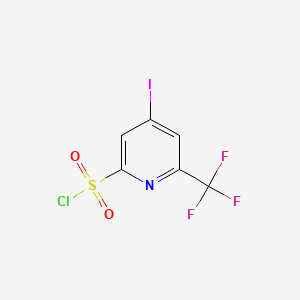 4-Iodo-6-(trifluoromethyl)pyridine-2-sulfonyl chloride