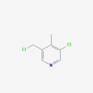 3-Chloro-5-(chloromethyl)-4-methylpyridine