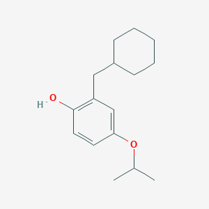 2-(Cyclohexylmethyl)-4-isopropoxyphenol