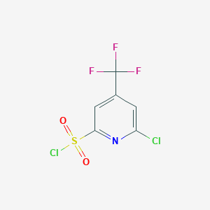 6-Chloro-4-(trifluoromethyl)pyridine-2-sulfonyl chloride