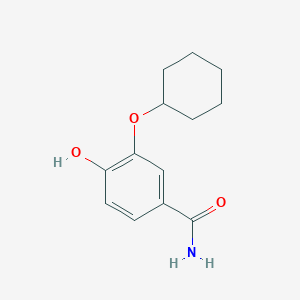 3-(Cyclohexyloxy)-4-hydroxybenzamide