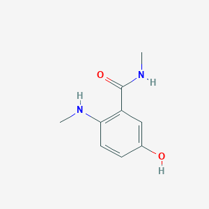 molecular formula C9H12N2O2 B14834781 5-Hydroxy-N-methyl-2-(methylamino)benzamide 