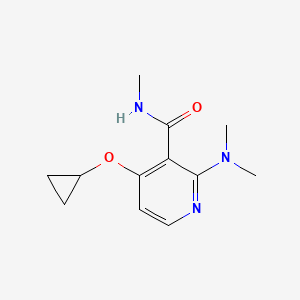 4-Cyclopropoxy-2-(dimethylamino)-N-methylnicotinamide