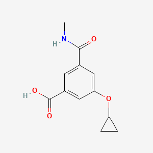 3-Cyclopropoxy-5-(methylcarbamoyl)benzoic acid