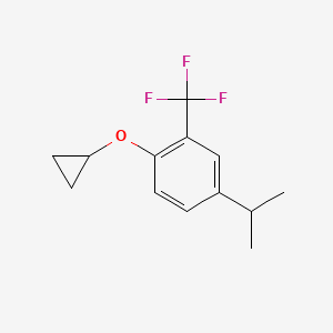 1-Cyclopropoxy-4-isopropyl-2-(trifluoromethyl)benzene