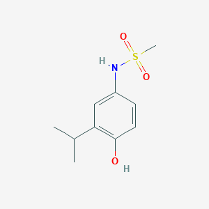 molecular formula C10H15NO3S B14834866 N-(4-Hydroxy-3-isopropylphenyl)methanesulfonamide 