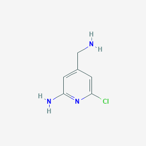 4-(Aminomethyl)-6-chloropyridin-2-amine