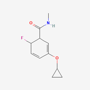 3-Cyclopropoxy-6-fluoro-N-methylcyclohexa-2,4-dienecarboxamide