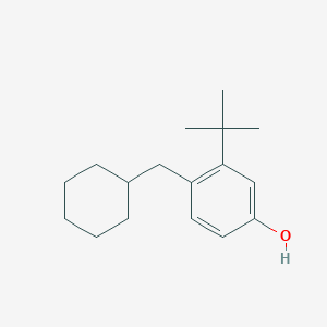 3-Tert-butyl-4-(cyclohexylmethyl)phenol