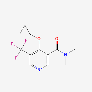 4-Cyclopropoxy-N,N-dimethyl-5-(trifluoromethyl)nicotinamide