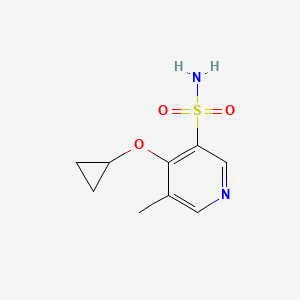 4-Cyclopropoxy-5-methylpyridine-3-sulfonamide