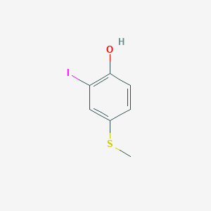 2-Iodo-4-(methylsulfanyl)phenol