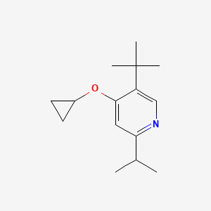 5-Tert-butyl-4-cyclopropoxy-2-isopropylpyridine