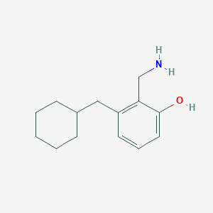 2-(Aminomethyl)-3-(cyclohexylmethyl)phenol