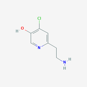 6-(2-Aminoethyl)-4-chloropyridin-3-OL