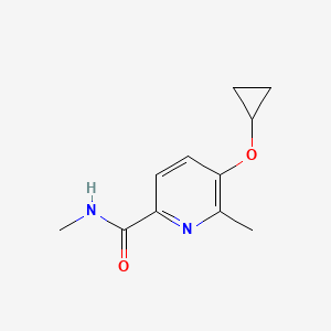 5-Cyclopropoxy-N,6-dimethylpicolinamide