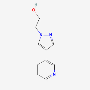 molecular formula C10H11N3O B1483504 2-(4-(pyridin-3-yl)-1H-pyrazol-1-yl)ethan-1-ol CAS No. 2091167-26-7