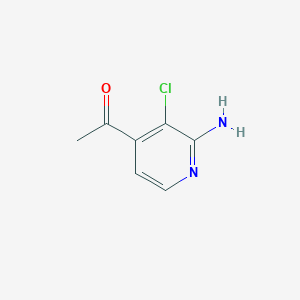 1-(2-Amino-3-chloropyridin-4-YL)ethanone