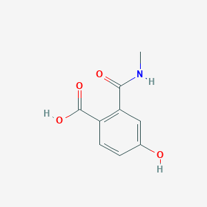 molecular formula C9H9NO4 B14835065 4-Hydroxy-2-(methylcarbamoyl)benzoic acid 