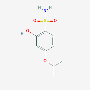 molecular formula C9H13NO4S B14835093 2-Hydroxy-4-isopropoxybenzenesulfonamide 