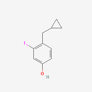 4-(Cyclopropylmethyl)-3-iodophenol