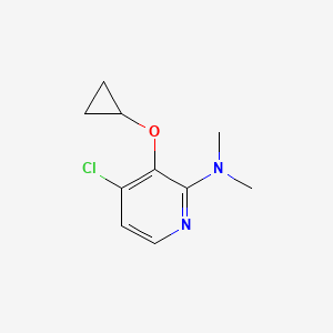 4-Chloro-3-cyclopropoxy-N,N-dimethylpyridin-2-amine