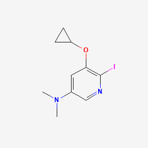 5-Cyclopropoxy-6-iodo-N,N-dimethylpyridin-3-amine