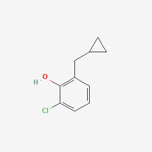 2-Chloro-6-(cyclopropylmethyl)phenol