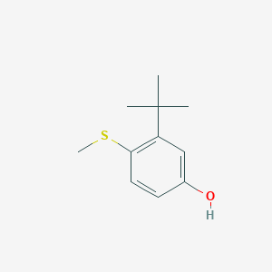 3-Tert-butyl-4-(methylsulfanyl)phenol