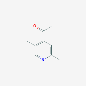 molecular formula C9H11NO B14835172 1-(2,5-Dimethylpyridin-4-YL)ethanone 