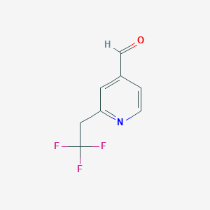 2-(2,2,2-Trifluoroethyl)isonicotinaldehyde