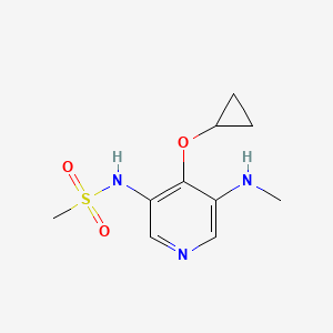 N-(4-Cyclopropoxy-5-(methylamino)pyridin-3-YL)methanesulfonamide