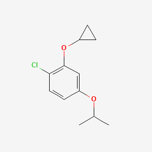 1-Chloro-2-cyclopropoxy-4-isopropoxybenzene