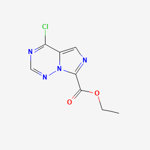 Ethyl 4-chloroimidazo[5,1-F][1,2,4]triazine-7-carboxylate