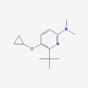 6-Tert-butyl-5-cyclopropoxy-N,N-dimethylpyridin-2-amine