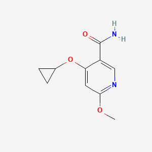 4-Cyclopropoxy-6-methoxynicotinamide