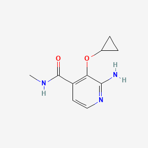 2-Amino-3-cyclopropoxy-N-methylisonicotinamide