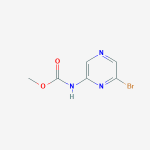 molecular formula C6H6BrN3O2 B14835280 Methyl 6-bromopyrazin-2-ylcarbamate 