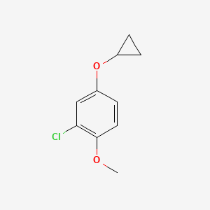 2-Chloro-4-cyclopropoxy-1-methoxybenzene