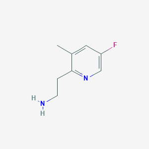 2-(5-Fluoro-3-methylpyridin-2-YL)ethanamine